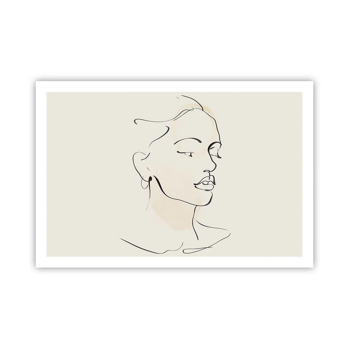 Plakat - Pewną kreską - 91x61 cm