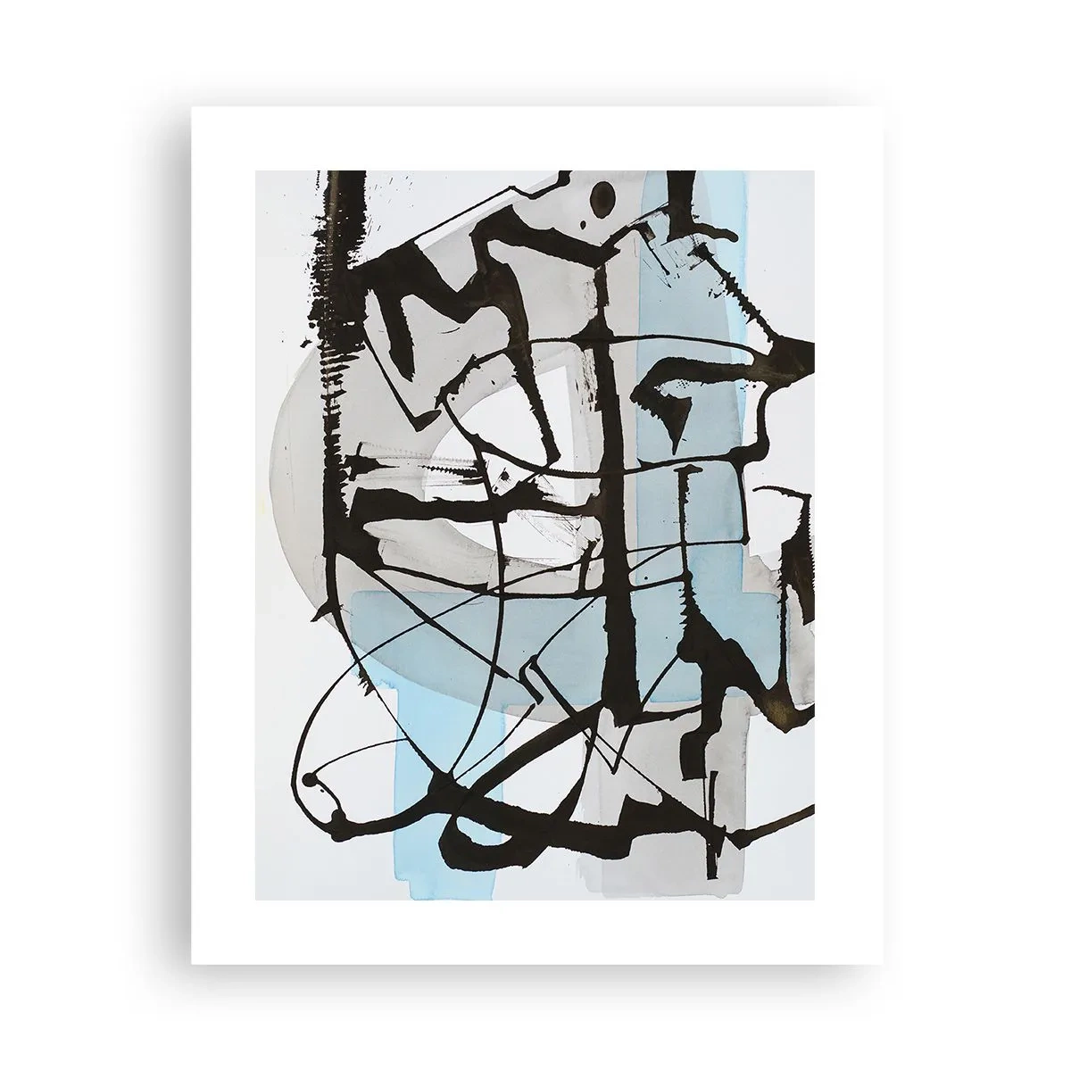 Plakat - Mimo wszystko błękitny - 40x50 cm