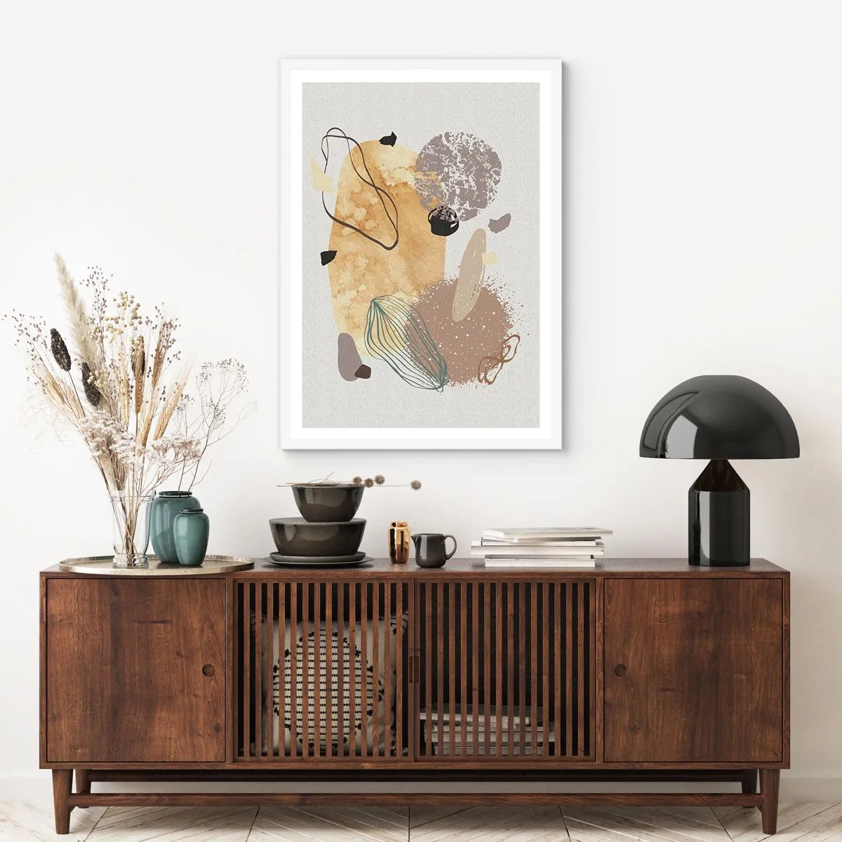 Plakat w białej ramie - Plumkologia stosowana - 30x40 cm