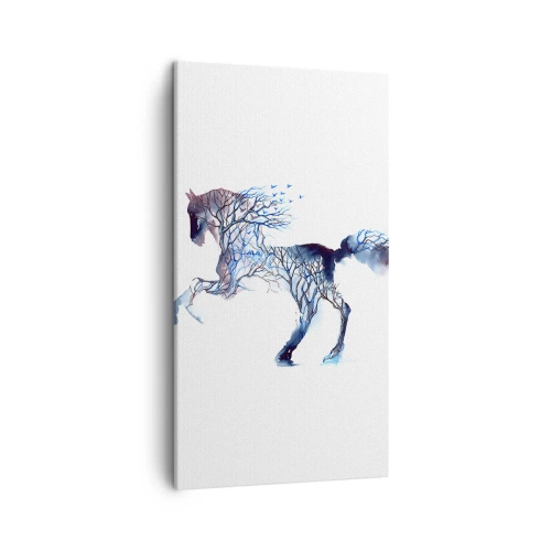 Obraz na płótnie - I jakby las ruszył - 45x80 cm