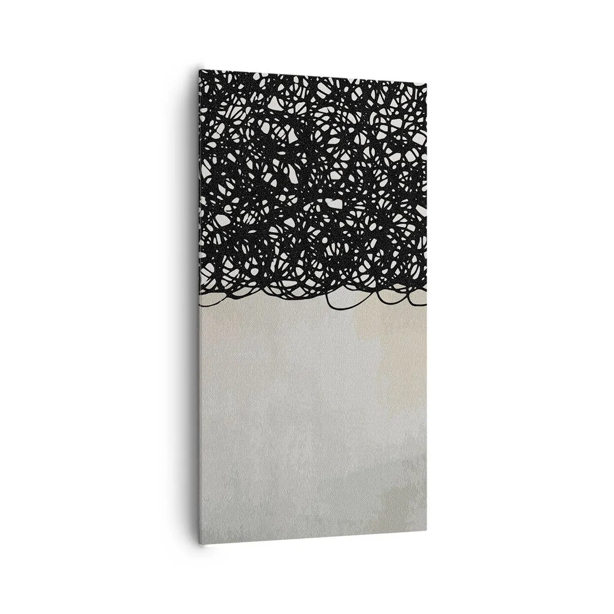 Obraz na płótnie - Abstrakcja skłębiona - 65x120 cm