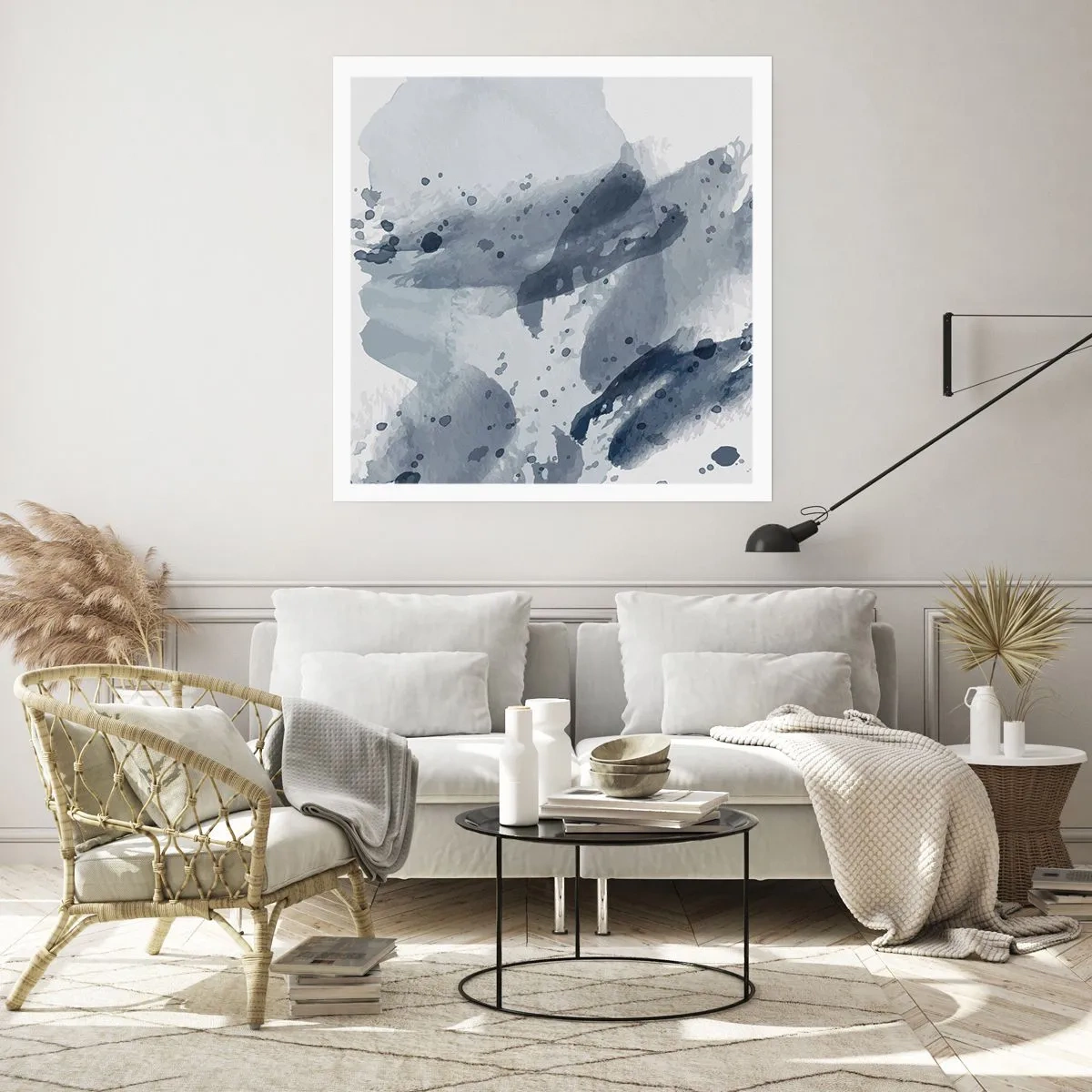 Plakat - Studium natury wody - 60x60 cm