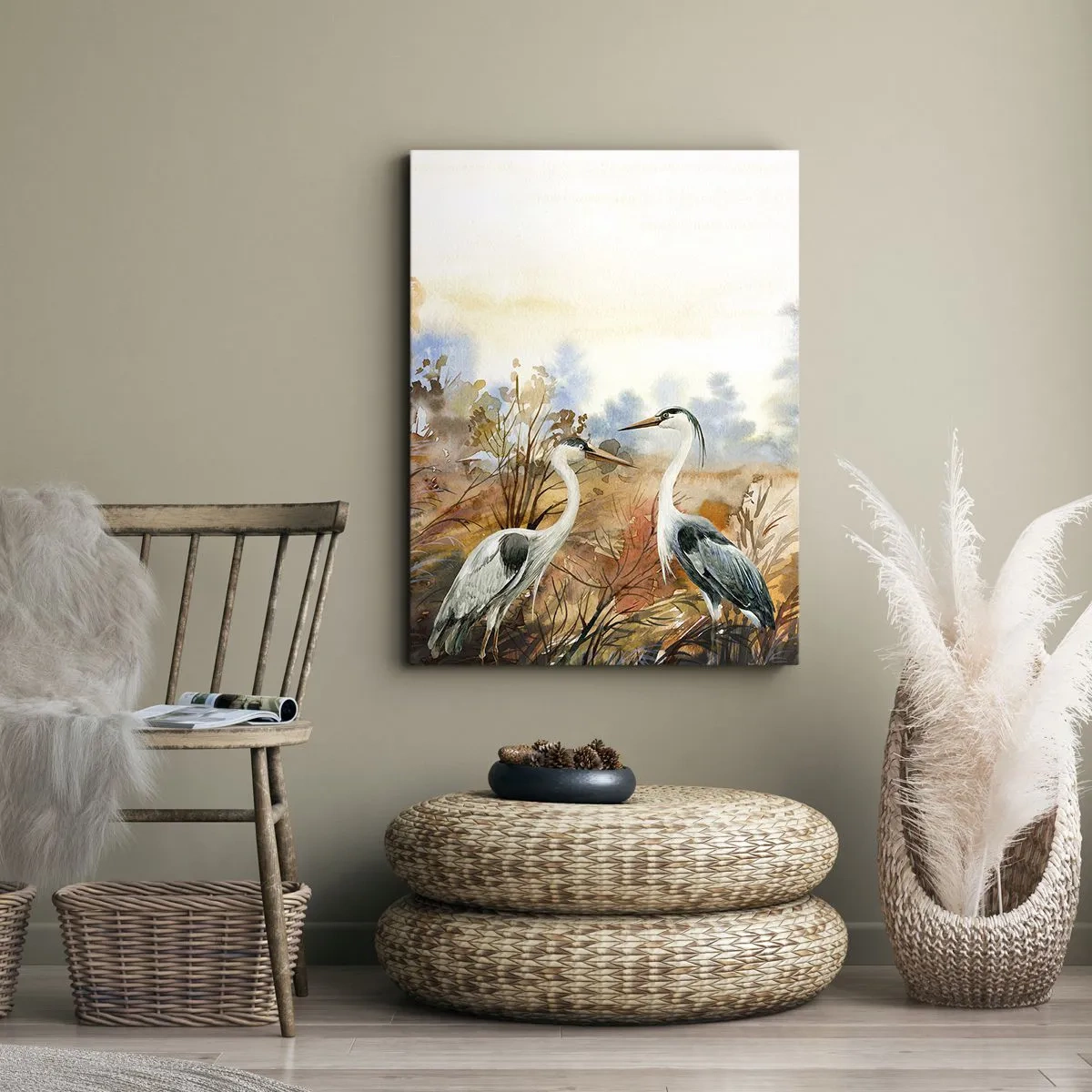 Obraz na płótnie - Dokąd jesienią? - 65x120 cm