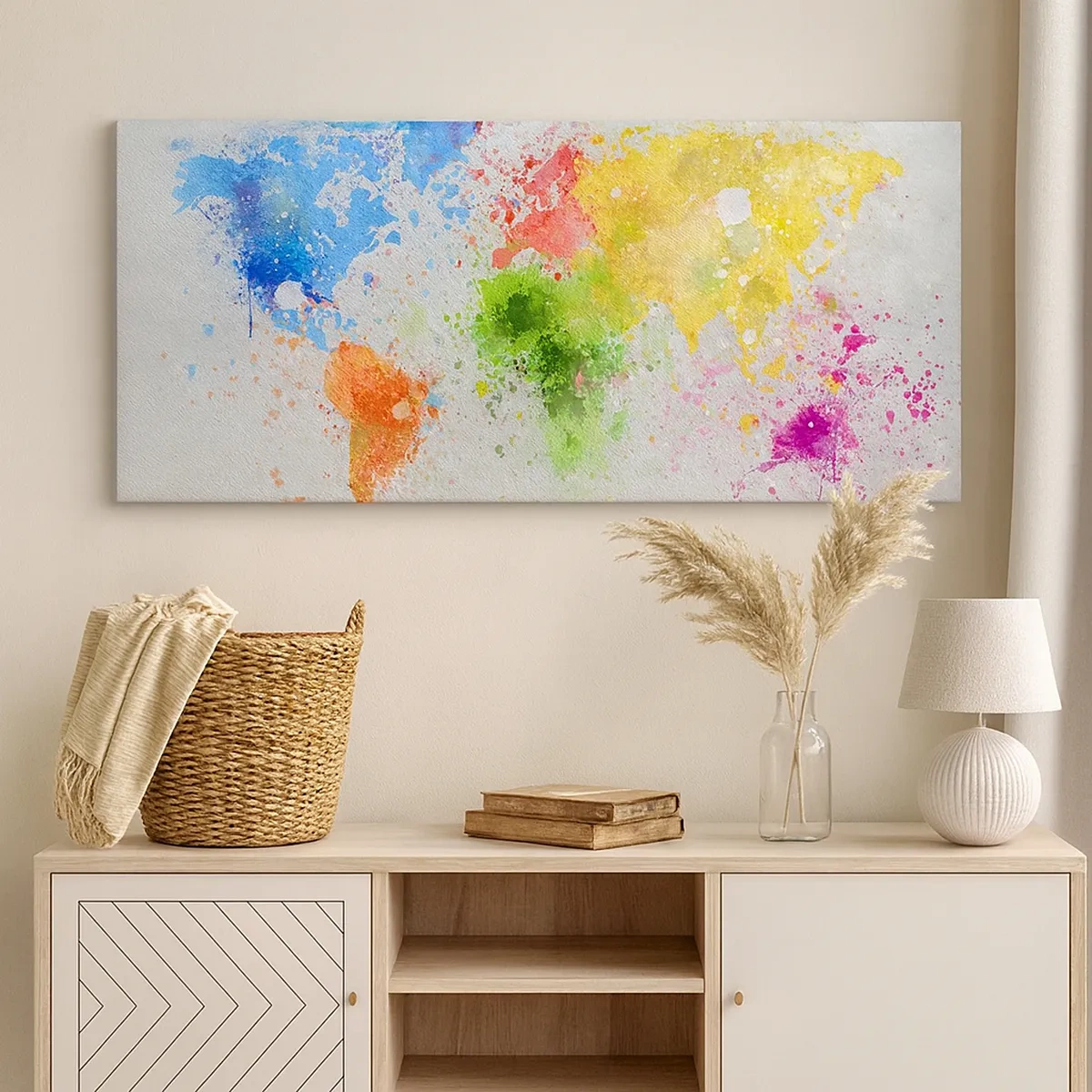 Obraz na płótnie - Wszystkie barwy świata - 30x30 cm