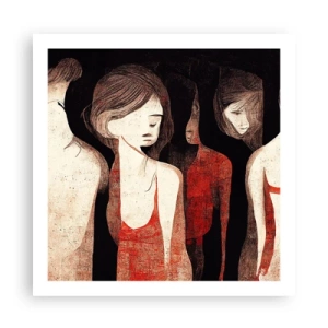 Plakat - Madonny z ciemności - 60x60 cm