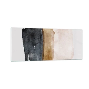Obraz na szkle - Kompozycja barw ziemi - 100x40 cm