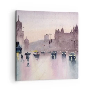 Obraz na płótnie - W deszczowej mgiełce - 60x60 cm