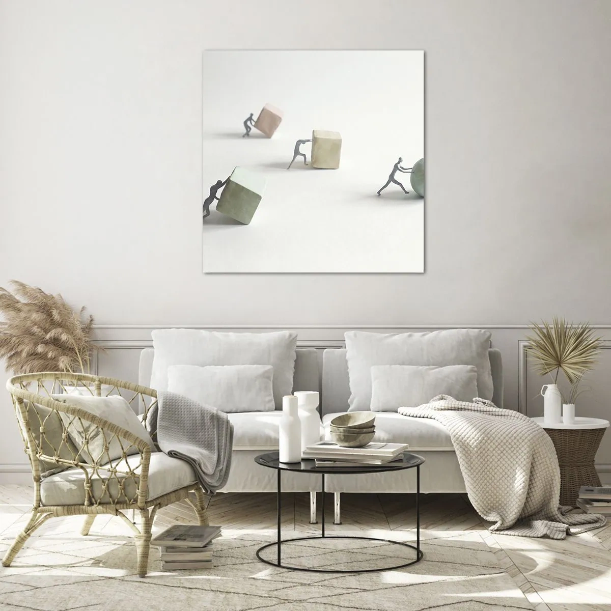 Obraz na szkle - Samo życie - 70x70 cm