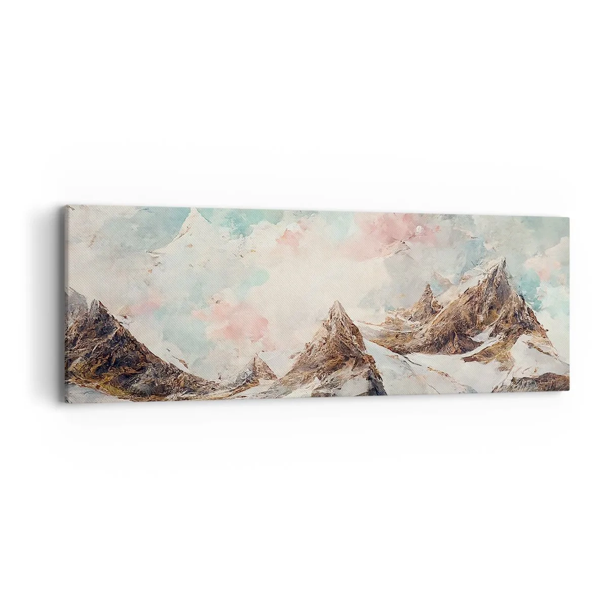 Obraz na płótnie - Skalne ostrza - 90x30 cm
