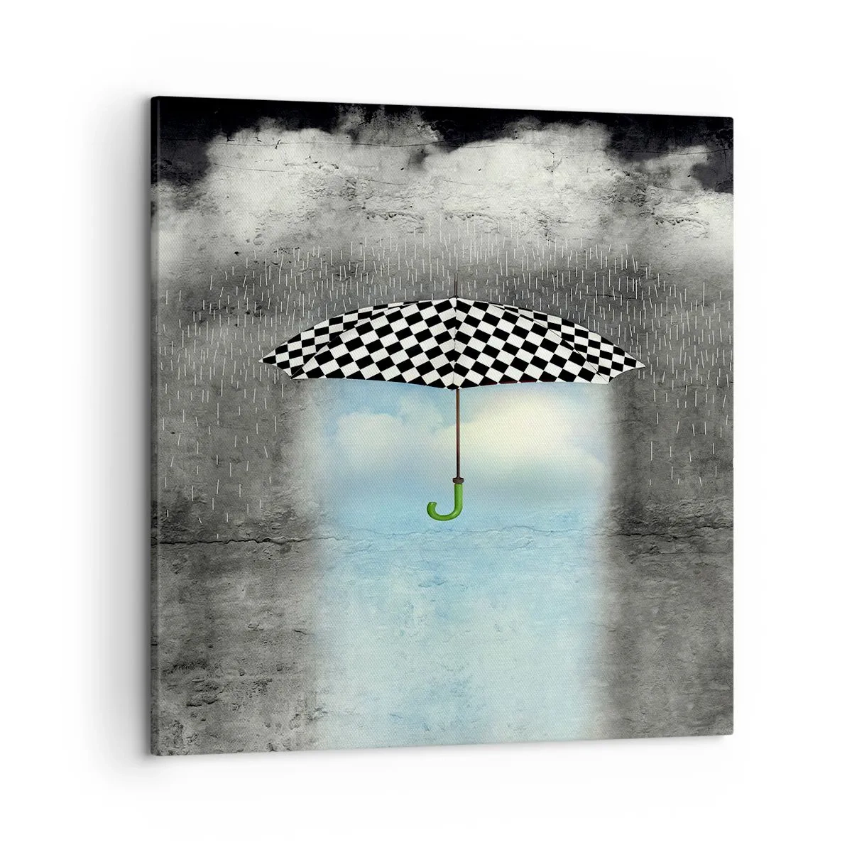 Obraz na płótnie - A jednak możliwe - 50x50 cm