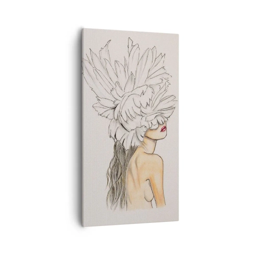 Obraz na płótnie - Piękność ukoronowana - 55x100 cm