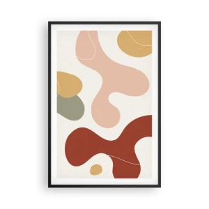 Plakat w czarnej ramie - Esy czy floresy? - 61x91 cm