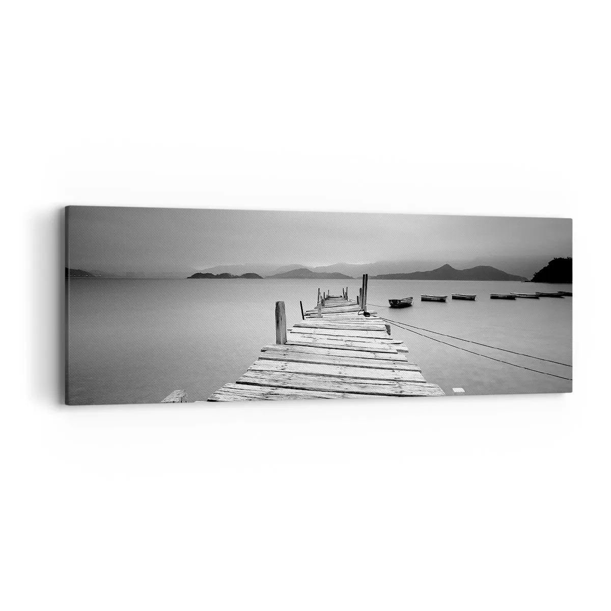 Obraz na płótnie - Za górami, za morzami - 90x30 cm