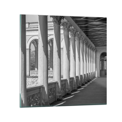 Obraz na szkle - Słoneczna arkada - 70x70 cm