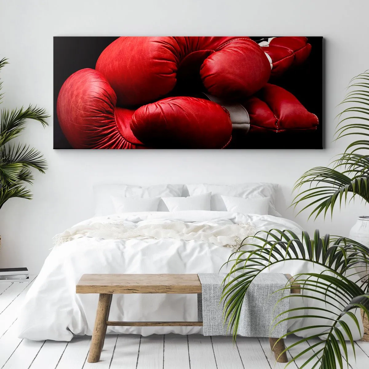 Obraz na płótnie - Emocje walki za nami - 100x40 cm