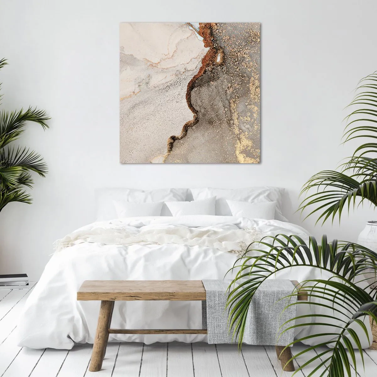 Obraz na płótnie - Na granicy barw - 50x50 cm