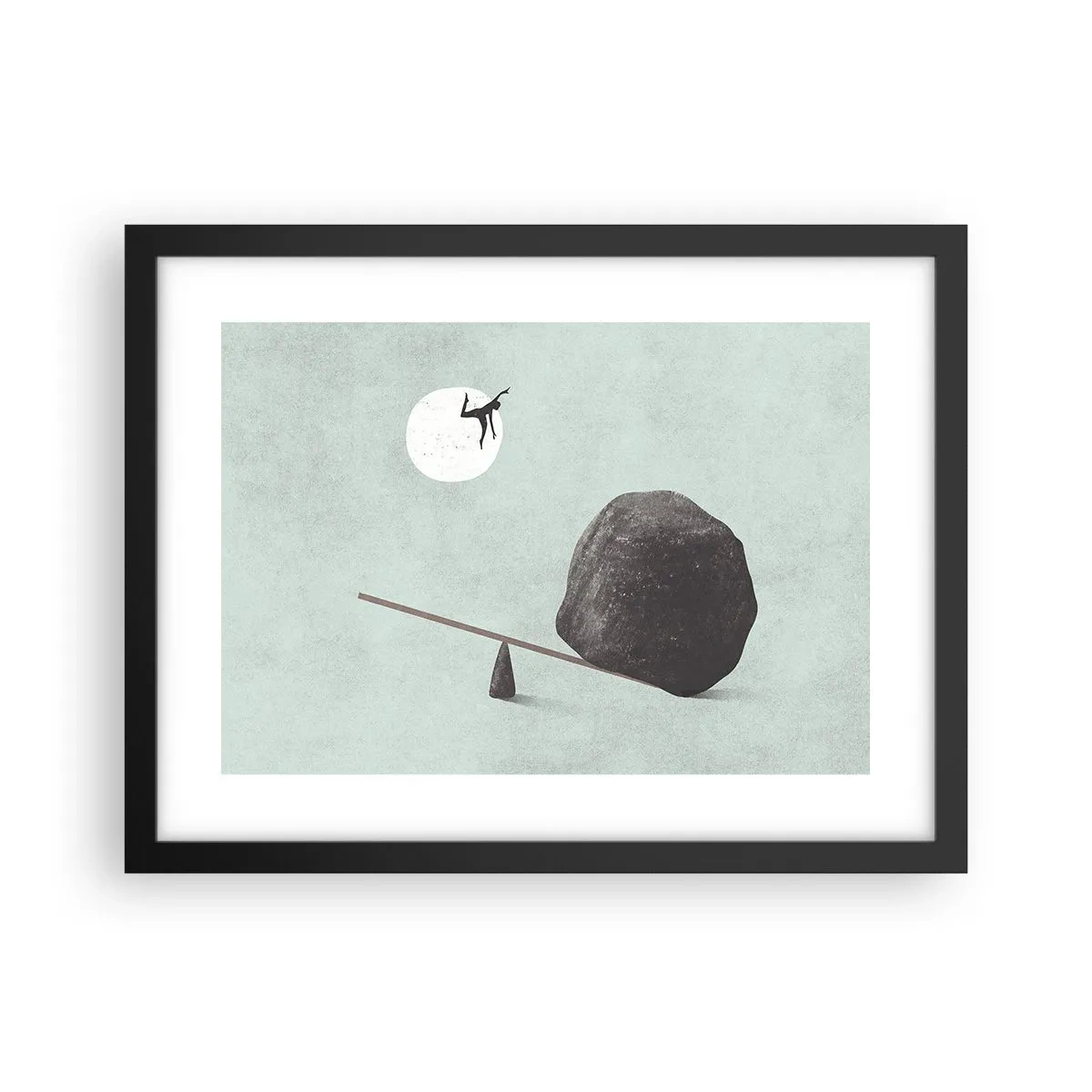 Plakat w czarnej ramie - Spełnione marzenie - 40x30 cm