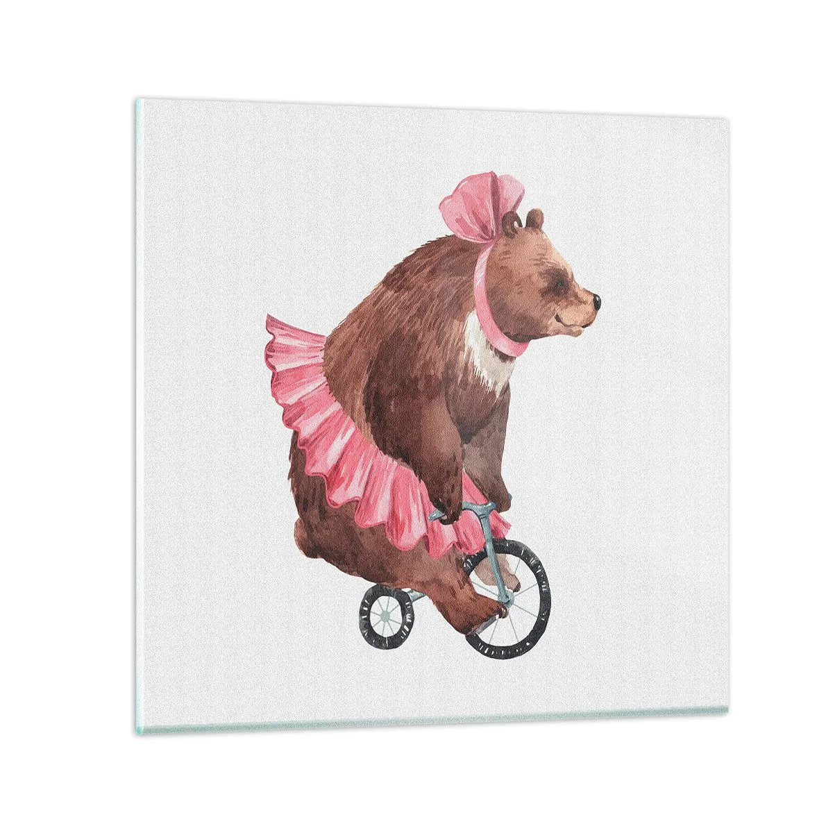 Obraz na szkle - Ale cyrk! - 40x40 cm