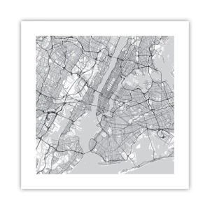 Plakat - Anatomia metropolii - 40x40 cm