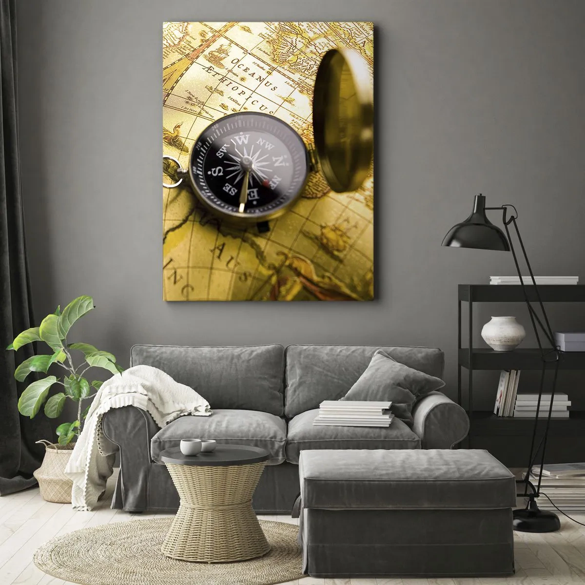 Obraz na płótnie - A może na kraniec świata? - 55x100 cm