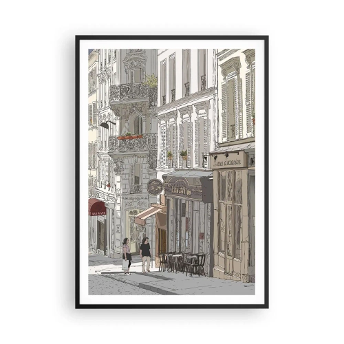 Plakat w czarnej ramie - Miejskie radości - 70x100 cm