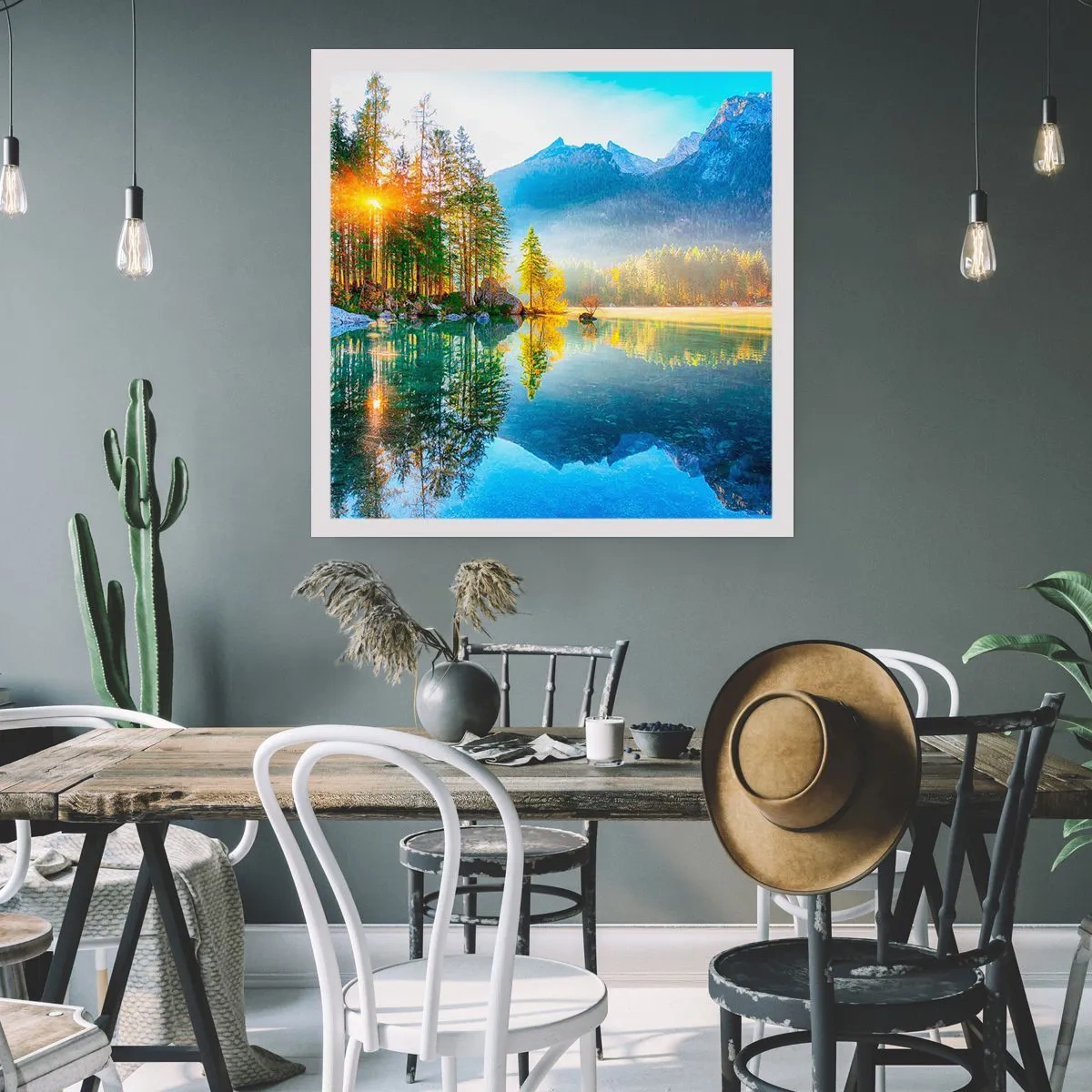 Plakat - Majestat i słodycz - 40x40 cm