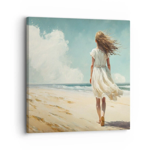 Obraz na płótnie - Na spotkanie słońca i wiatru - 30x30 cm