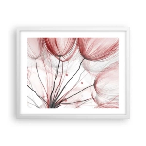 Plakat w białej ramie - Przed odlotem - 50x40 cm