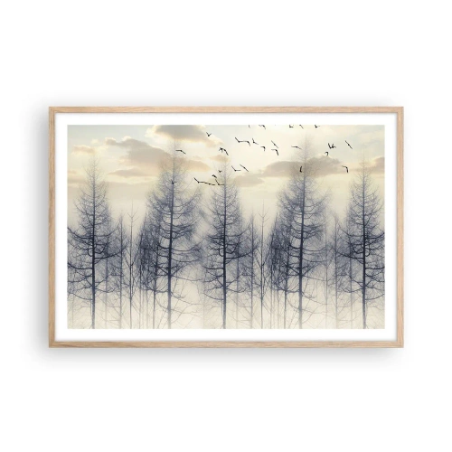 Plakat w ramie jasny dąb - Duchy lasu - 91x61 cm