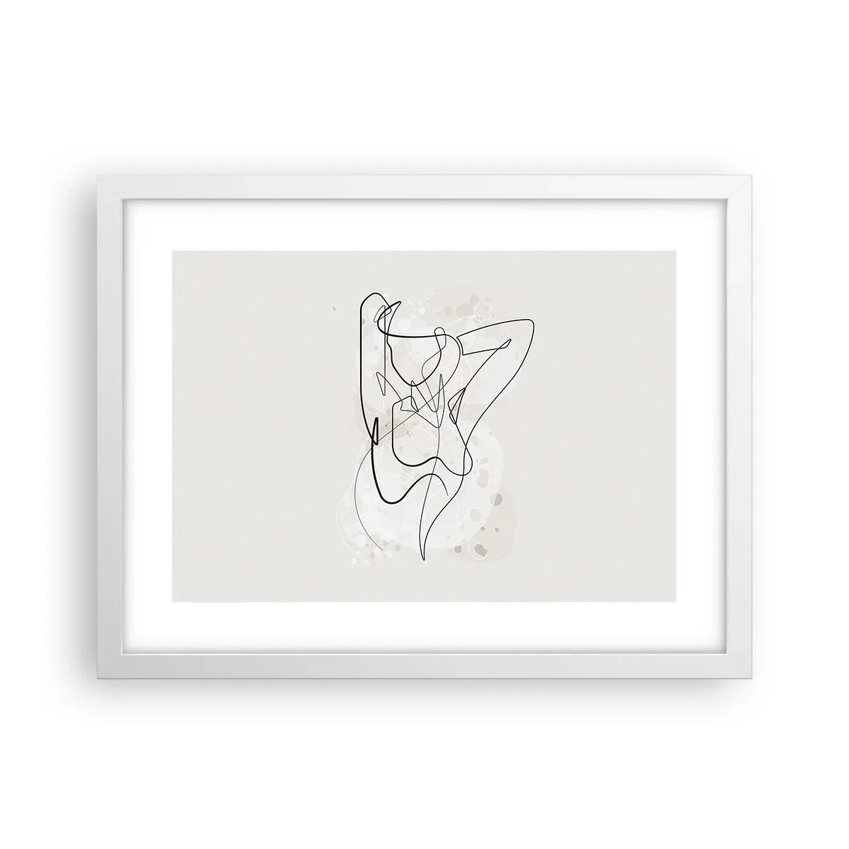 Plakat w białej ramie - Sztuka uwodzenia - 40x30 cm