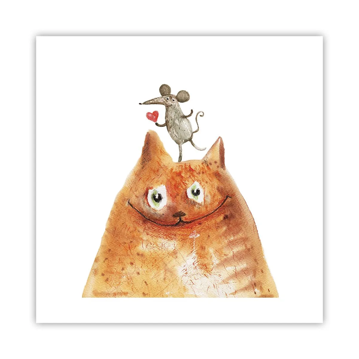 Plakat - Paradoksy miłości - 40x40 cm