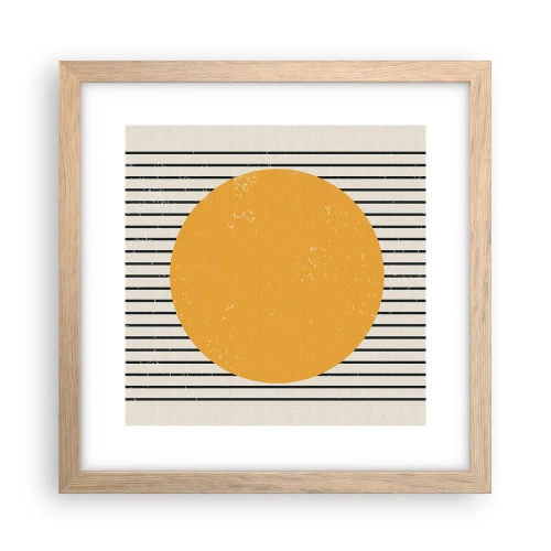 Plakat w ramie jasny dąb - Siła prostoty - 30x30 cm