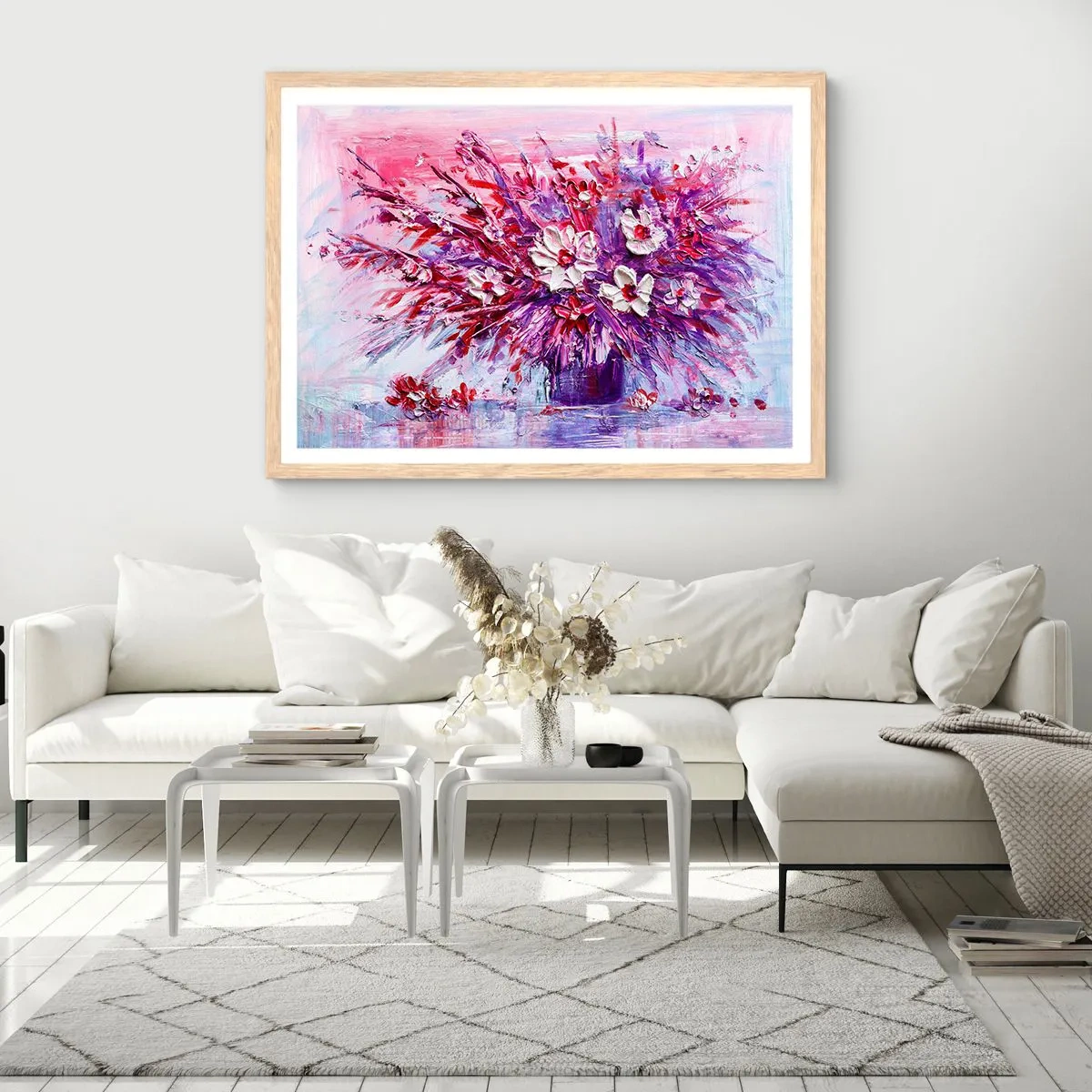 Plakat w ramie jasny dąb - Niewinność i namiętność - 91x61 cm
