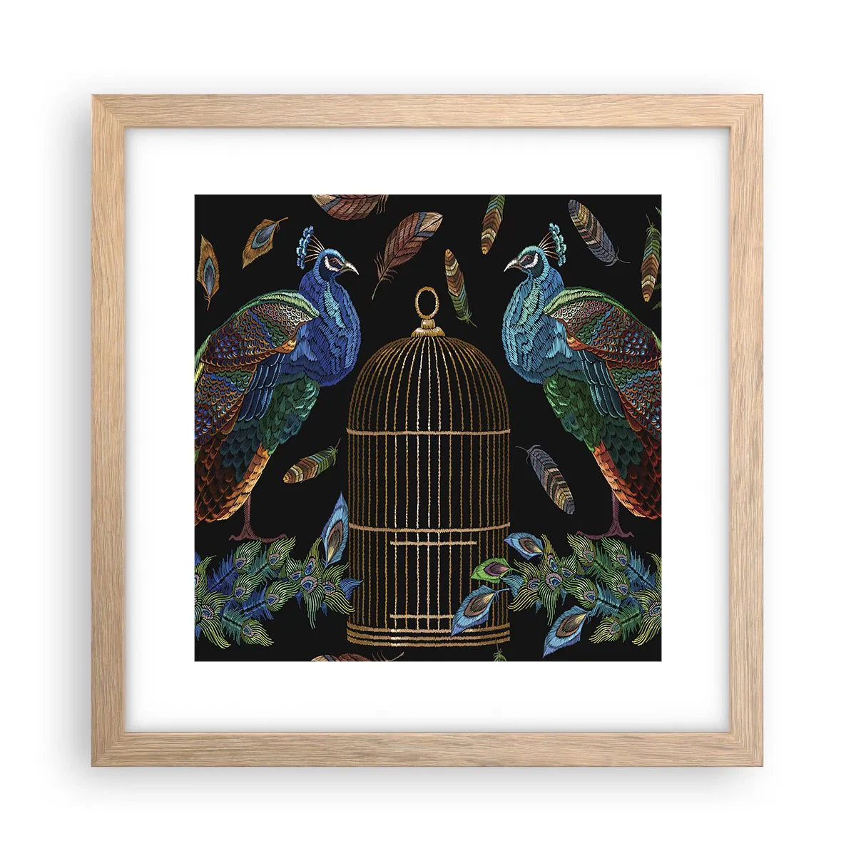 Plakat w ramie jasny dąb - W królewskich szatach - 30x30 cm