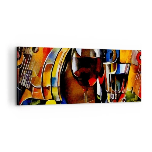 Obraz na płótnie - I świat nabiera barw - 100x40 cm