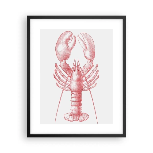 Plakat w czarnej ramie - Homar godny Homera - 40x50 cm