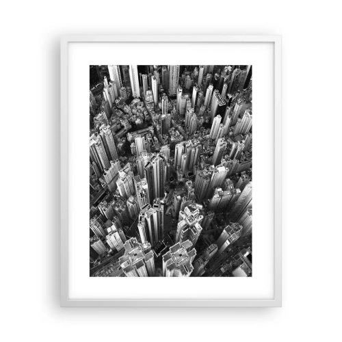Plakat w białej ramie - Wciąż wyżej i wyżej - 40x50 cm