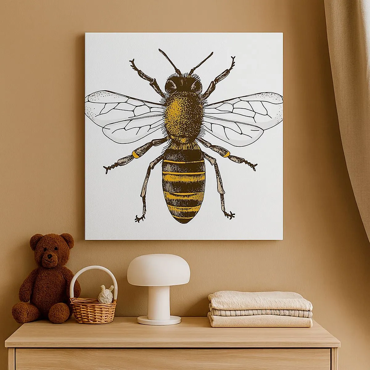 Obraz na płótnie - Piękna i dobra - 30x30 cm