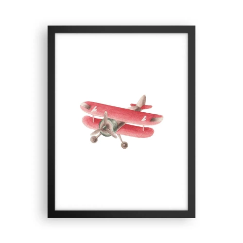 Plakat w czarnej ramie - Gotowy do wysokich lotów - 30x40 cm