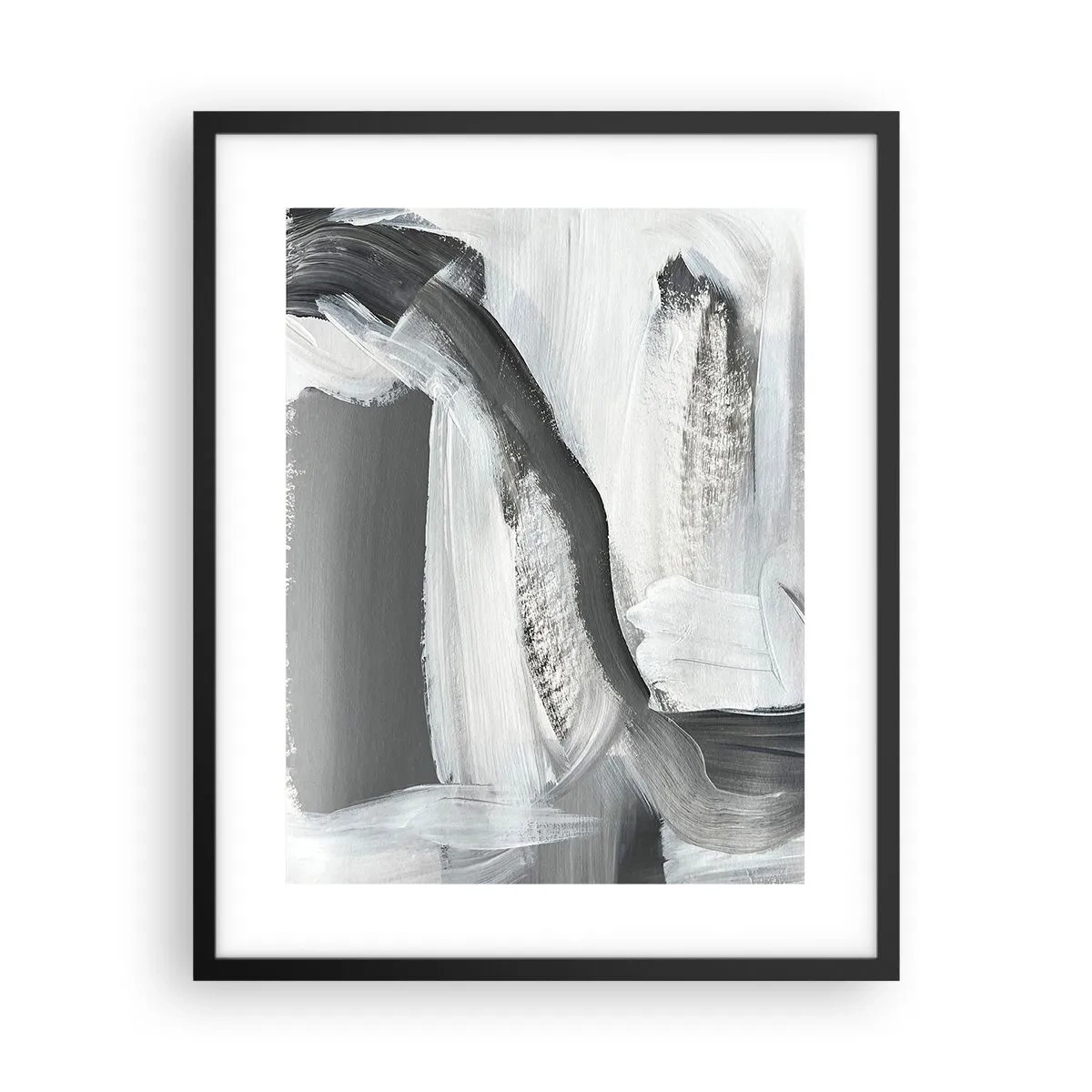 Plakat w czarnej ramie - Zdecydowanym ruchem - 40x50 cm
