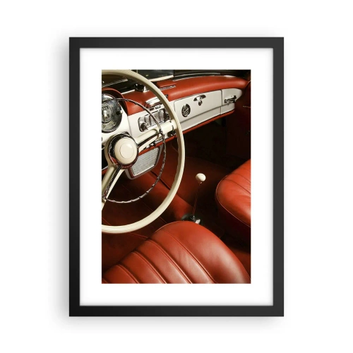 Plakat w czarnej ramie - Luksus w stylu vintage - 30x40 cm