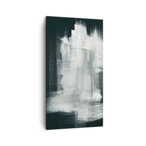 Obraz na płótnie - Utkane z pionu i poziomu - 45x80 cm