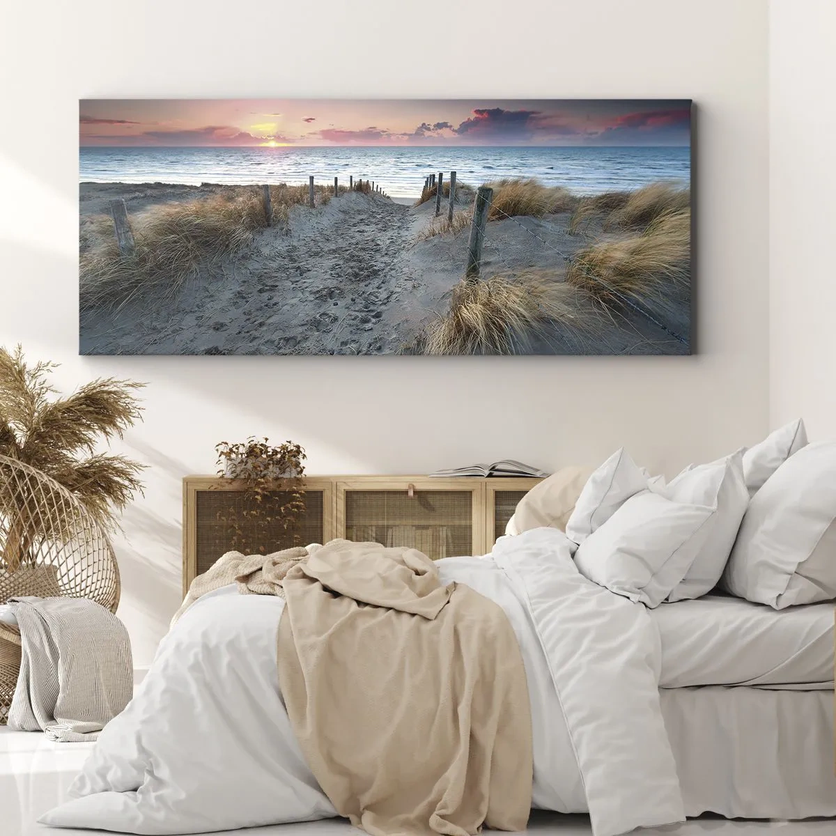 Obraz na płótnie - Rozlałeś tęczę blasków promienistą… - 100x40 cm