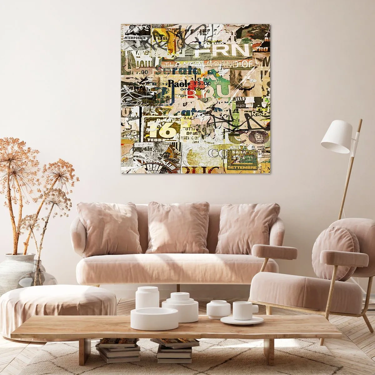 Obraz na płótnie - Oj, dzieje się… - 60x60 cm