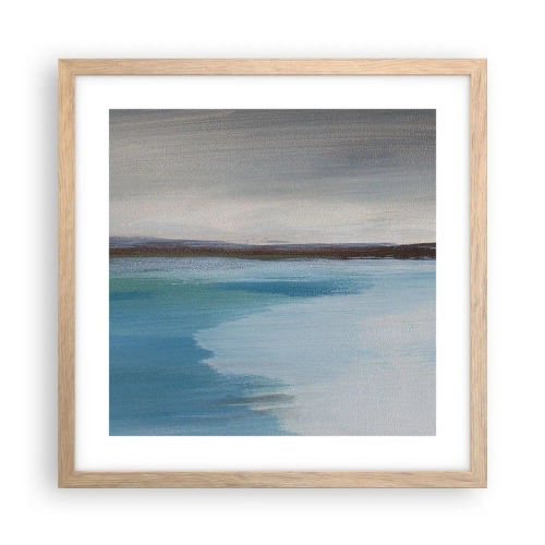 Plakat w ramie jasny dąb - Pejzaż horyzontalny - 40x40 cm