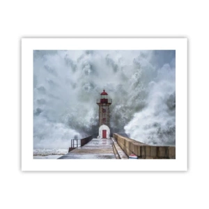 Plakat - Ryk wód, szum zawiei - 50x40 cm