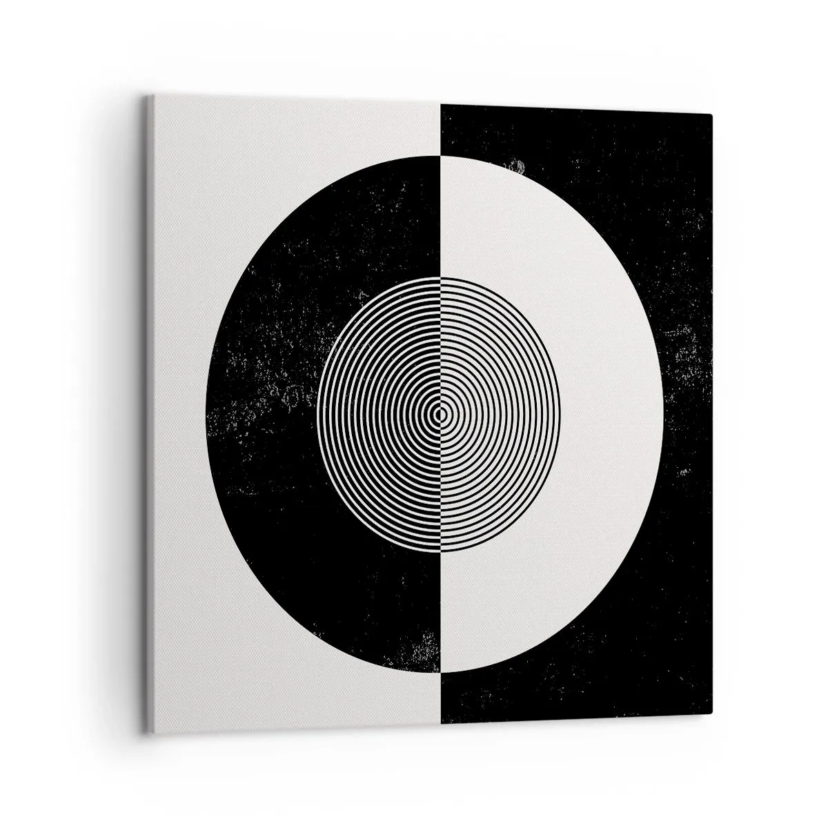 Obraz na płótnie - Harmonia w czerni i bieli - 50x50 cm