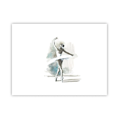 Plakat - Zaklęta w łabędzia - 40x30 cm