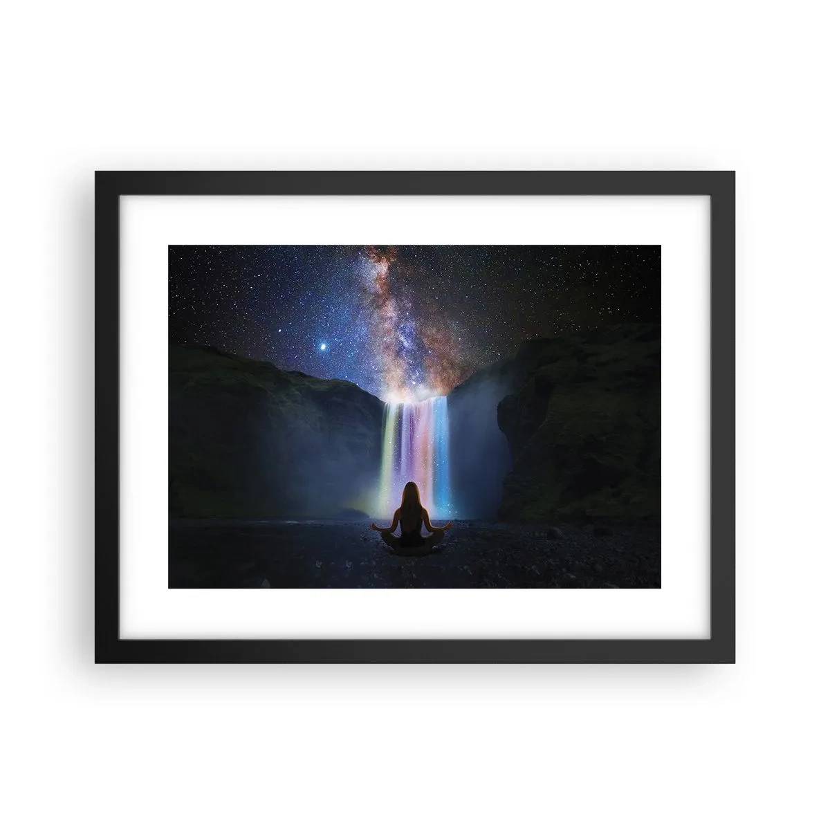 Plakat w czarnej ramie - Absolutna harmonia - 40x30 cm