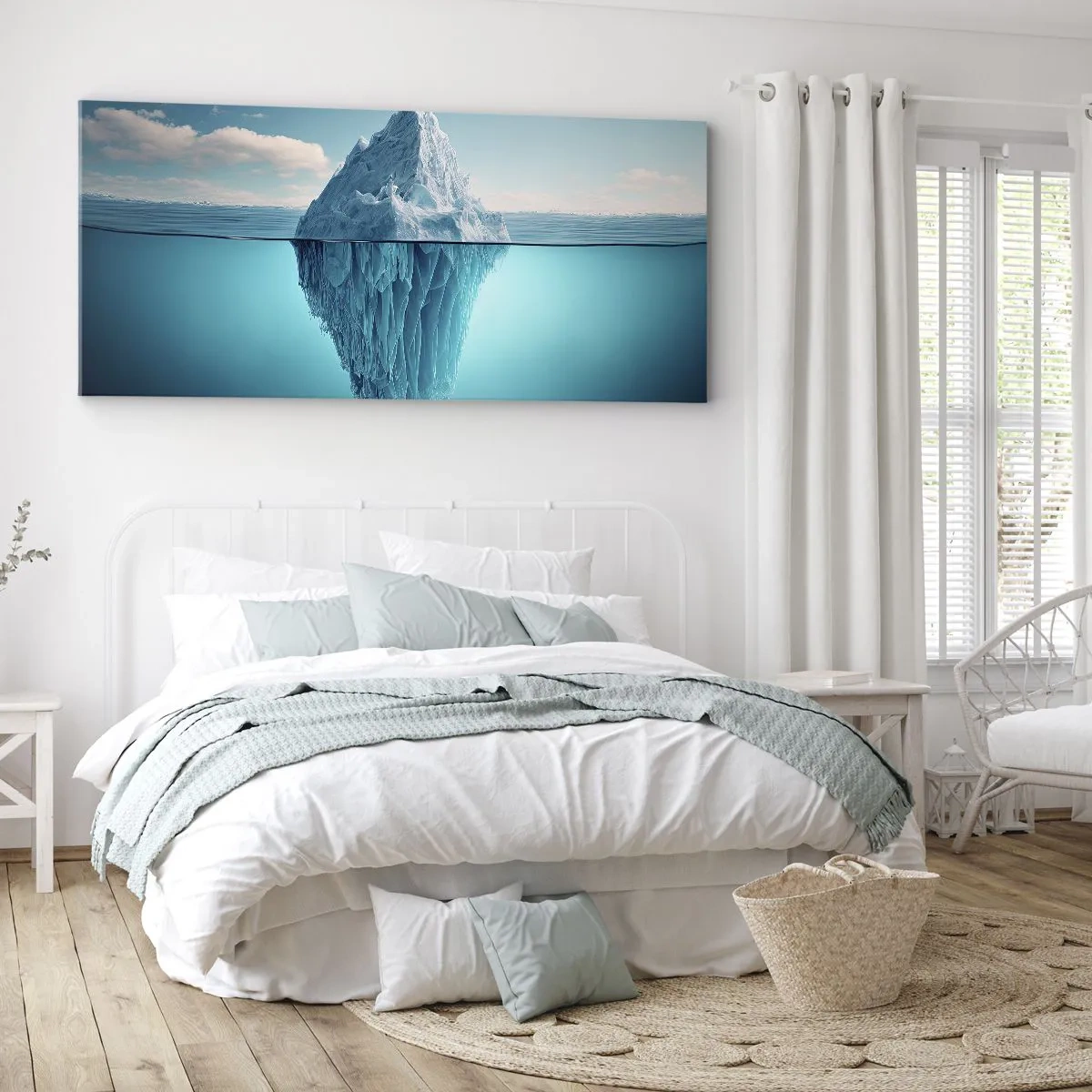 Obraz na płótnie - Królowa lodu - 100x40 cm